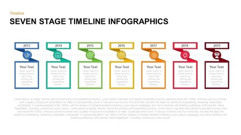 Stage Timeline Infographic Powerpoint Template And Keynote Slide