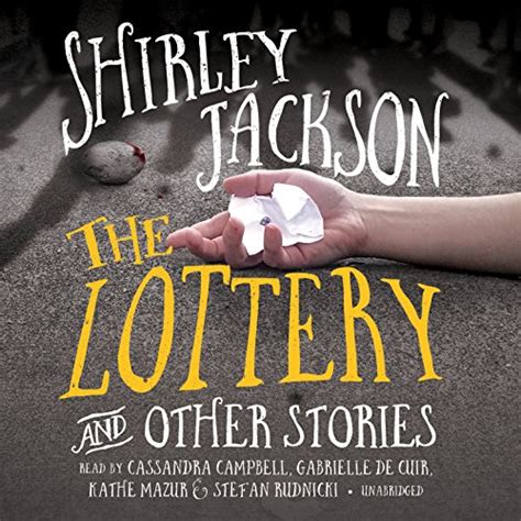 Amazon The Lottery And Other Stories Audible Audio Edition