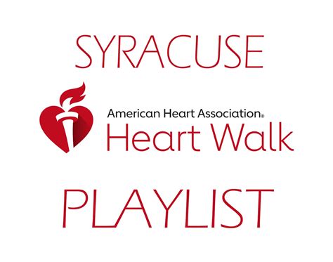 Syracuse Heart Walk Playlist Iheart