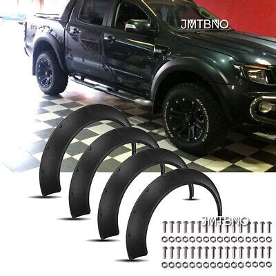 For Ford Ranger Fender Flares Flexible Mudguard Wide Body Kit Wheel