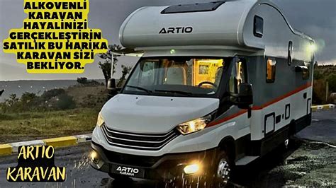 SATILIK EV GİBİ SIFIR KM OTOMATİK ALKOVEN Lİ KARAVAN FİYATI VİDEODA