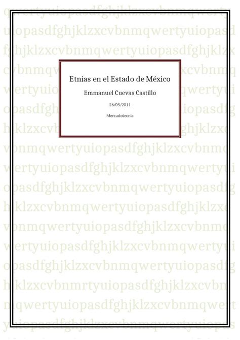 Docx Etnias En El Estado De M Xico Dokumen Tips