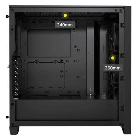 Corsair 4000d Airflow Tempered Glass Mid Tower Atx Case 56 Off