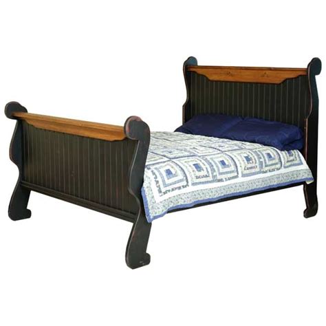 Sleigh Bed (Queen) - Honey Brook Woodcrafts