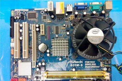 Материнская плата AsRock G31M-S с процессором Core | Festima.Ru ...