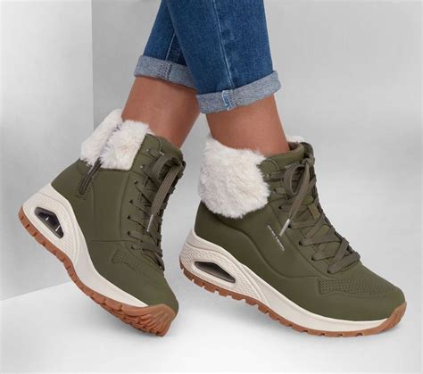 Uno Rugged Fall Air Winter Fashion Shoes Skechers Women Stylish