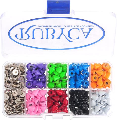 Rubyca 12mm 144 Sets Metal Tree Spikes And Studs Screw Back