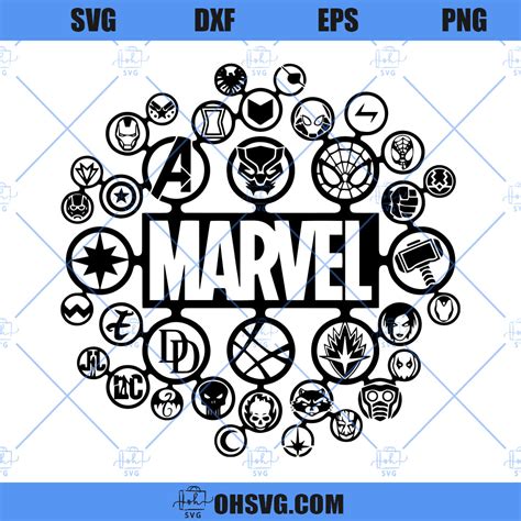 Superhero Logo Svg Avengers Logo Marvel Svg Avengers Team Svg Aveng