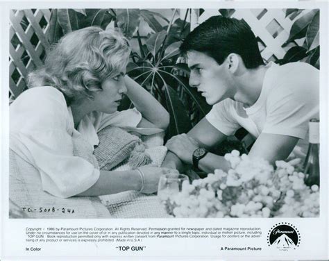 Top Gun Tom Cruise Kelly McGillis Unsigned Original Still Promo 8x10 ...