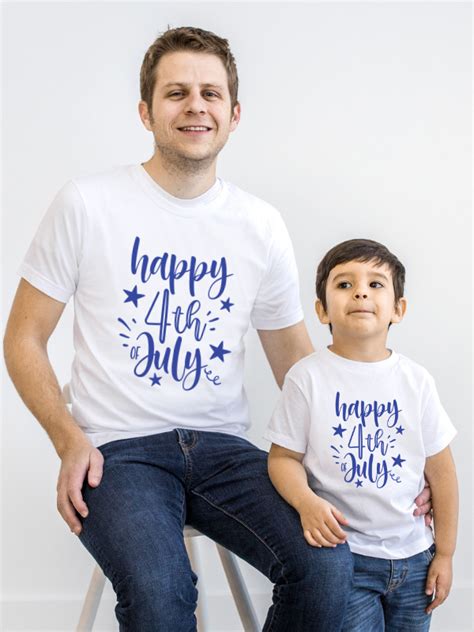 4th July Family Shirts - Happy 4th - Tiny Tots Kids