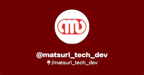 Matsuri Tech Dev Linktree