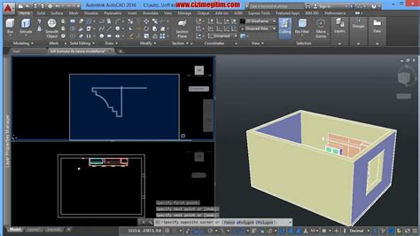 Autocad Sweep Komutu B L M Ders Youtube