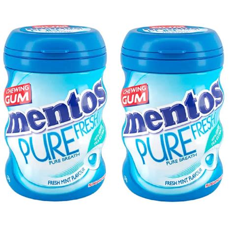 Жевательная резинка Mentos Fresh Mint 2 уп по 61,25гр - купить с ...