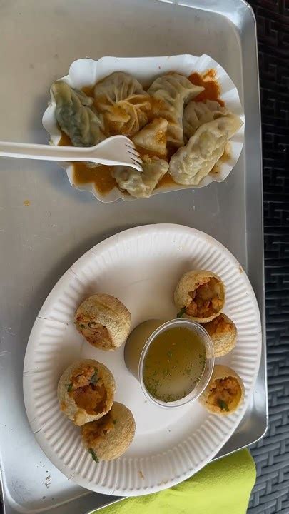 momos  pani puri    time short ytshorts momos