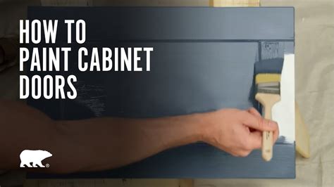 Behr® Paint How To Paint Cabinet Doors Youtube