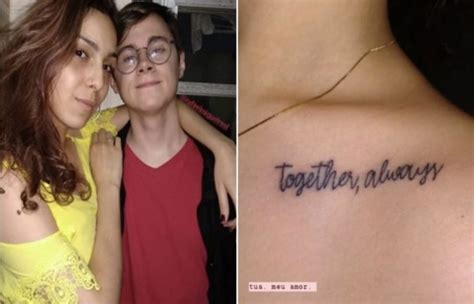 Namorada De Rafael Miguel Faz Tatuagem Em Homenagem Ao Ator Banda B