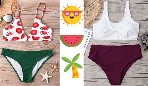 Bikini Modelleri Rosegal Color Block Bikini