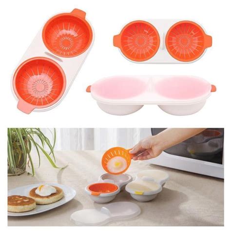 Portable egg cooker for microwave