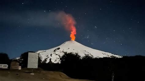 A Pocas Horas Del Volc N Villarrica Registra Nuevamente Actividad