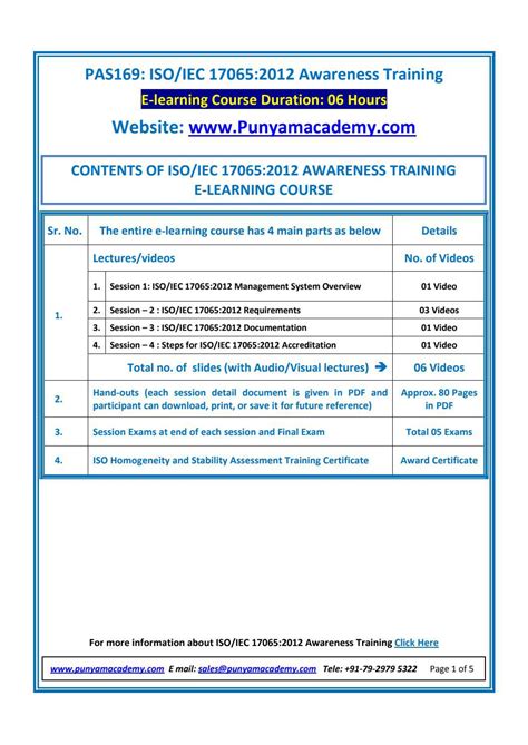 Iso Iec Awareness Training By Punyam Academy Issuu