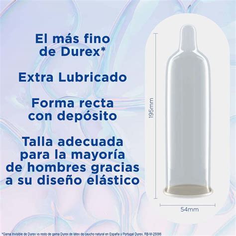 Condones Durex Sensitivos Invisible Extra 12 Ud Condones Mix