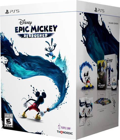 Ps5 Disney Epic Mickey Rebrushed Collectors Ed Thq Nordic Amazon