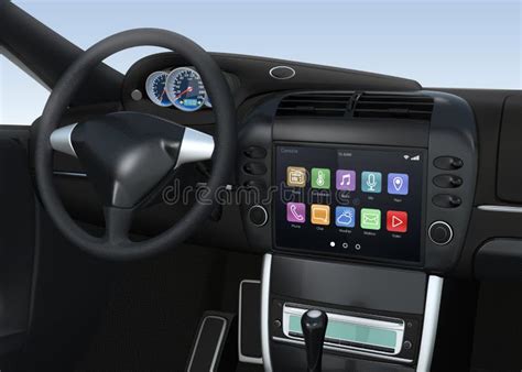 Sistema Multimediale Astuto Del Touch Screen Per L Automobile Immagine