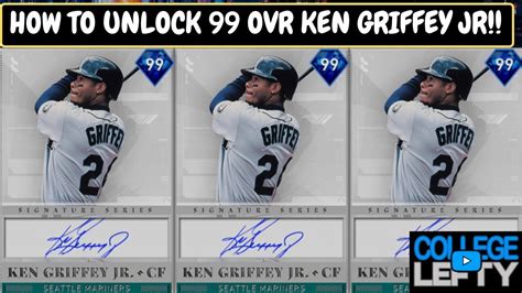 How To Unlock 99 Ovr Signature Series Ken Griffey Jr Card Art Revealed