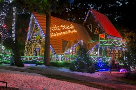 Casa Do Papai Noel Em S O Jos Dos Pinhais Abre Para Visita O Em De