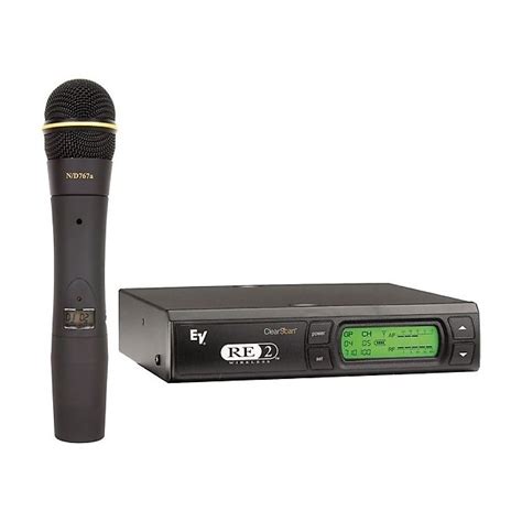 Electro Voice RE2 N7 Handheld Mic Wireless System Band A Reverb