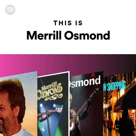 This Is Merrill Osmond Playlist By Spotify Spotify