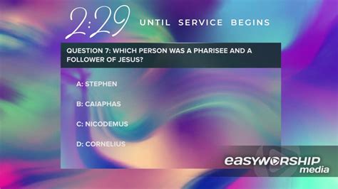 Easter Glow Trivia Countdown By Life Scribe Media Easyworship Media