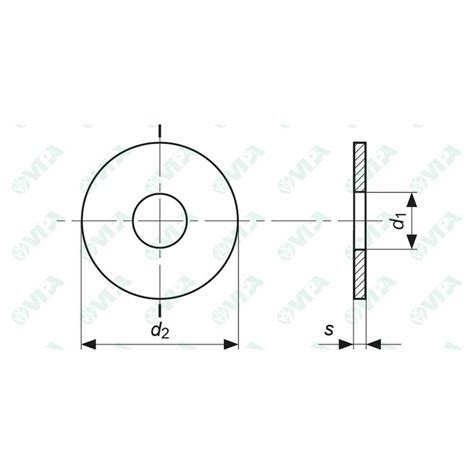 Uni Iso Din Rondelles Plates Larges