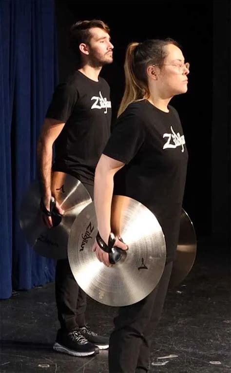 Marching Cymbals Posture And Standby Position Zildjian Artists