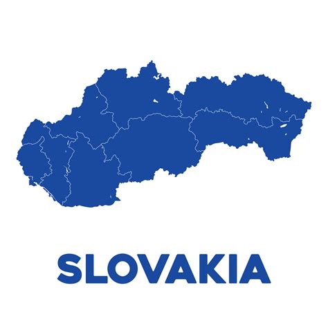 Detailed Slovakia Map 37045832 Vector Art at Vecteezy