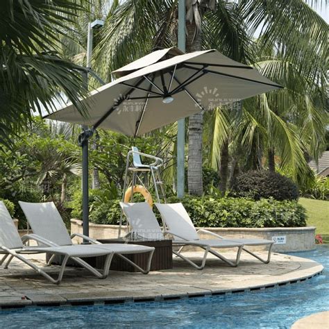 Supply Large Pool And Beach Parasol Umbrella With Led Lights Wholesale ...