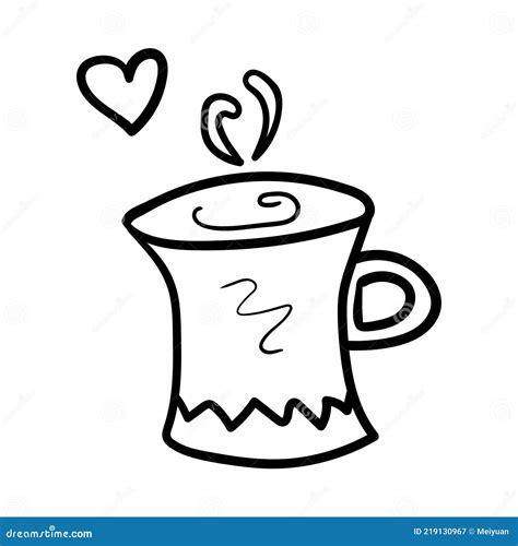 Mug Coloring Page