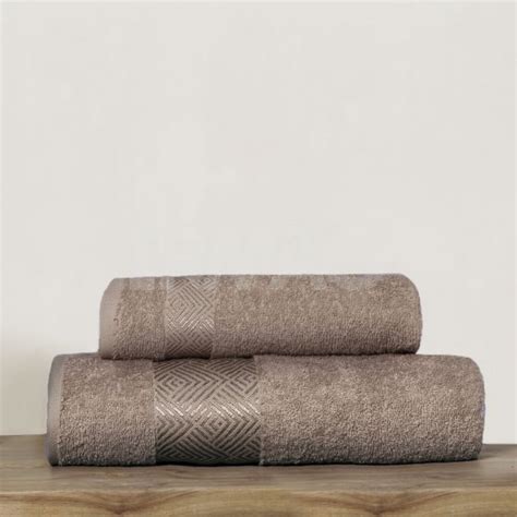 Полотенце махровое Fine Line Бордюр Клеменс Бежевый (50 x 90 см) - IRMAG.RU