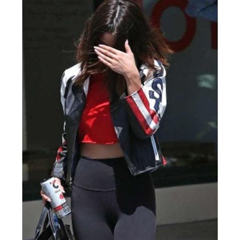 US American Flag Selena Gomez Leather Jacket - Films Jackets