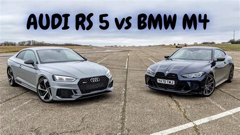 Drag Race New BMW M4 Vs Audi RS 5 Track Battle 4K YouTube