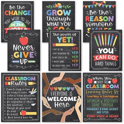 9 Colorful Classroom Decor Signs - Motivational Philippines | Ubuy