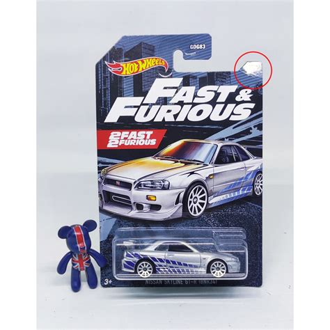 Hot Wheels Nissan Skyline R Fast Furious Brian Shopee Malaysia