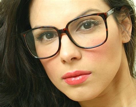 Retro Vintage Big Oversized Square Tortoise Brown Women Men Eyeglasses