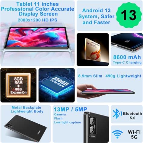 Facetel Android Tablet Inch Latest With Gb Gb Tb