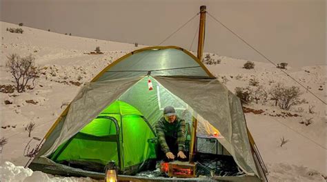 3 Best Winter Tent Camping in Snow - Wood Stove, Hot Tent