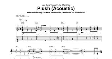 Plush (Acoustic) (Guitar Tab) - Print Sheet Music Now