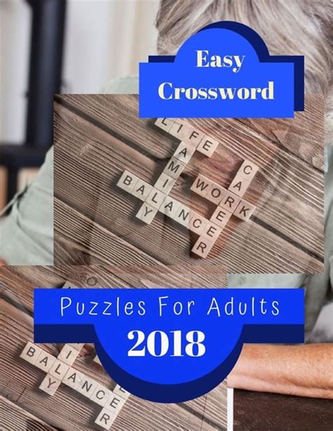 Easy Crossword Puzzles For Adults 2018 Brain Games Crossword