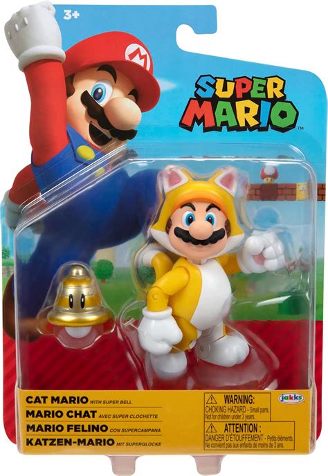 Super Mario World Of Nintendo 4 Cat Toad Figure Au Toys