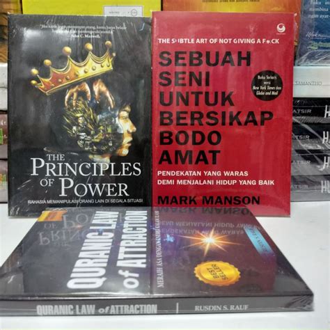 Paket 3 Buku The Principles Of Power Sebuah Seni Untuk Bersikap Bodo