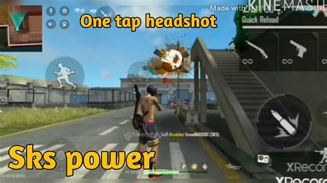 Sks Power In Free Fire One Tap Headshot Mobile Gameplay Youtube